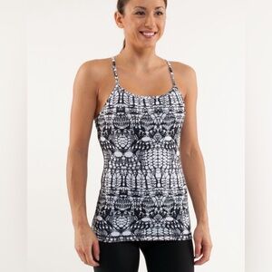 Lululemon Power Y Tank
White Black Glacier Lace